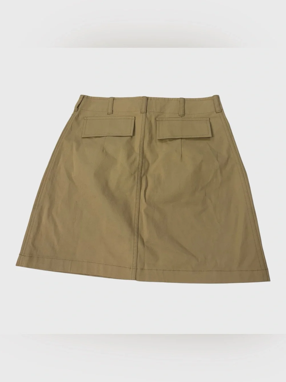ZARA Tan Khaki Utility Mini Skirt Size Small